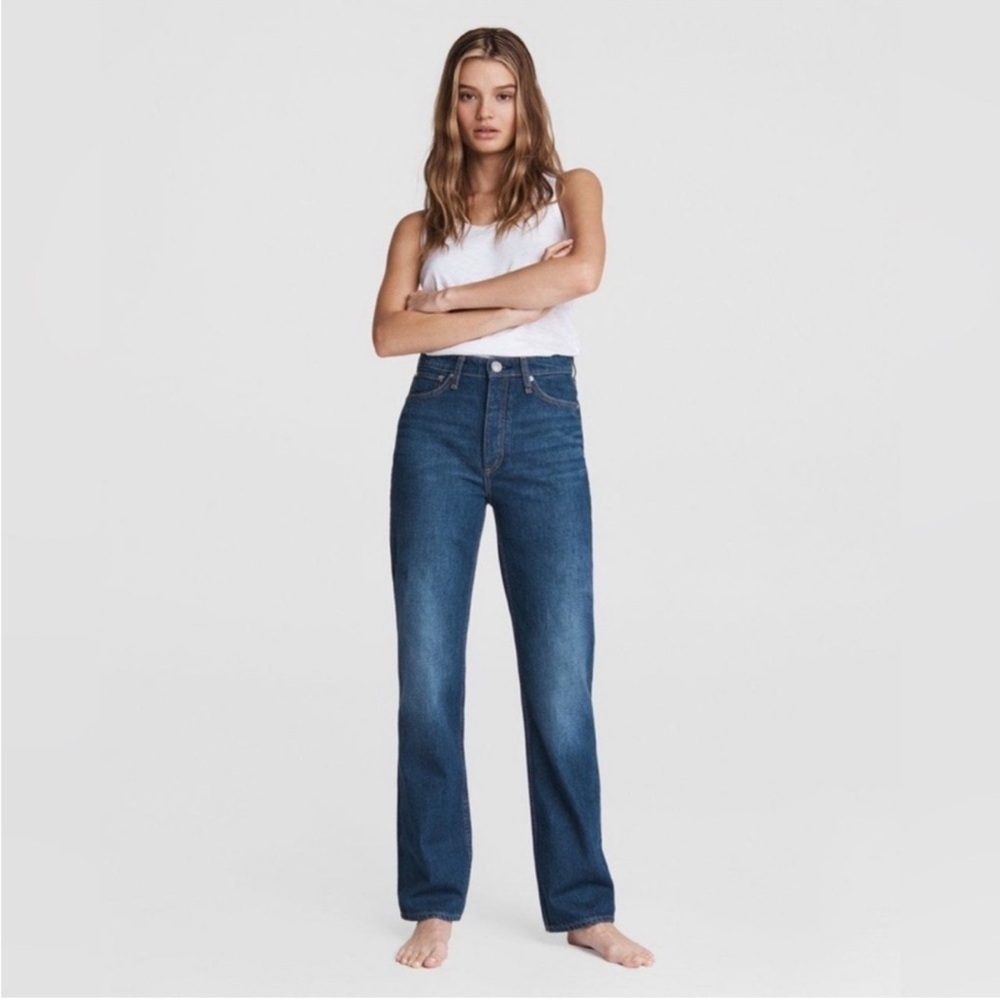 Rag & Bone Alex High Rise Wide Leg Jeans